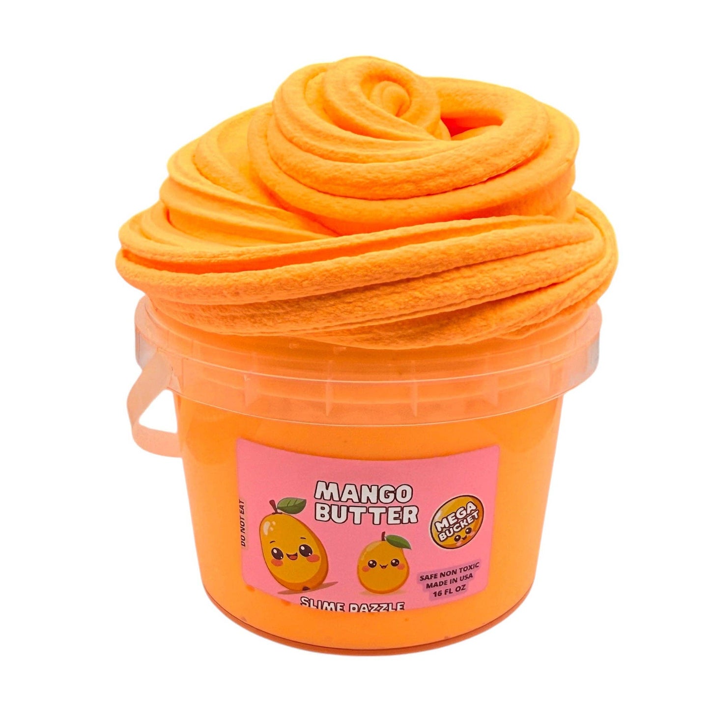 Mega Bucket Mango Butter Slime 16 Fl oz