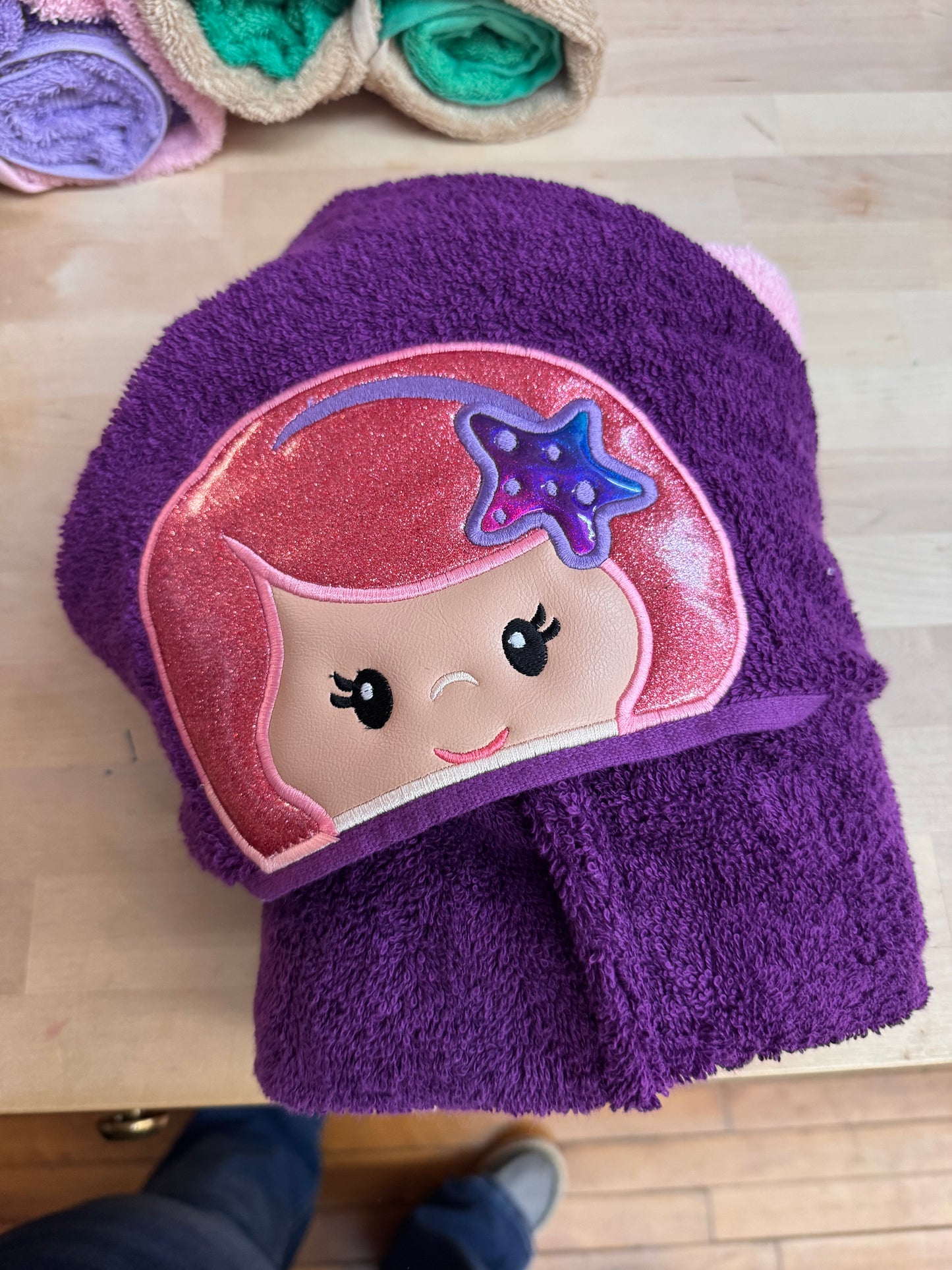 Mermaid Hooded Bath Towel