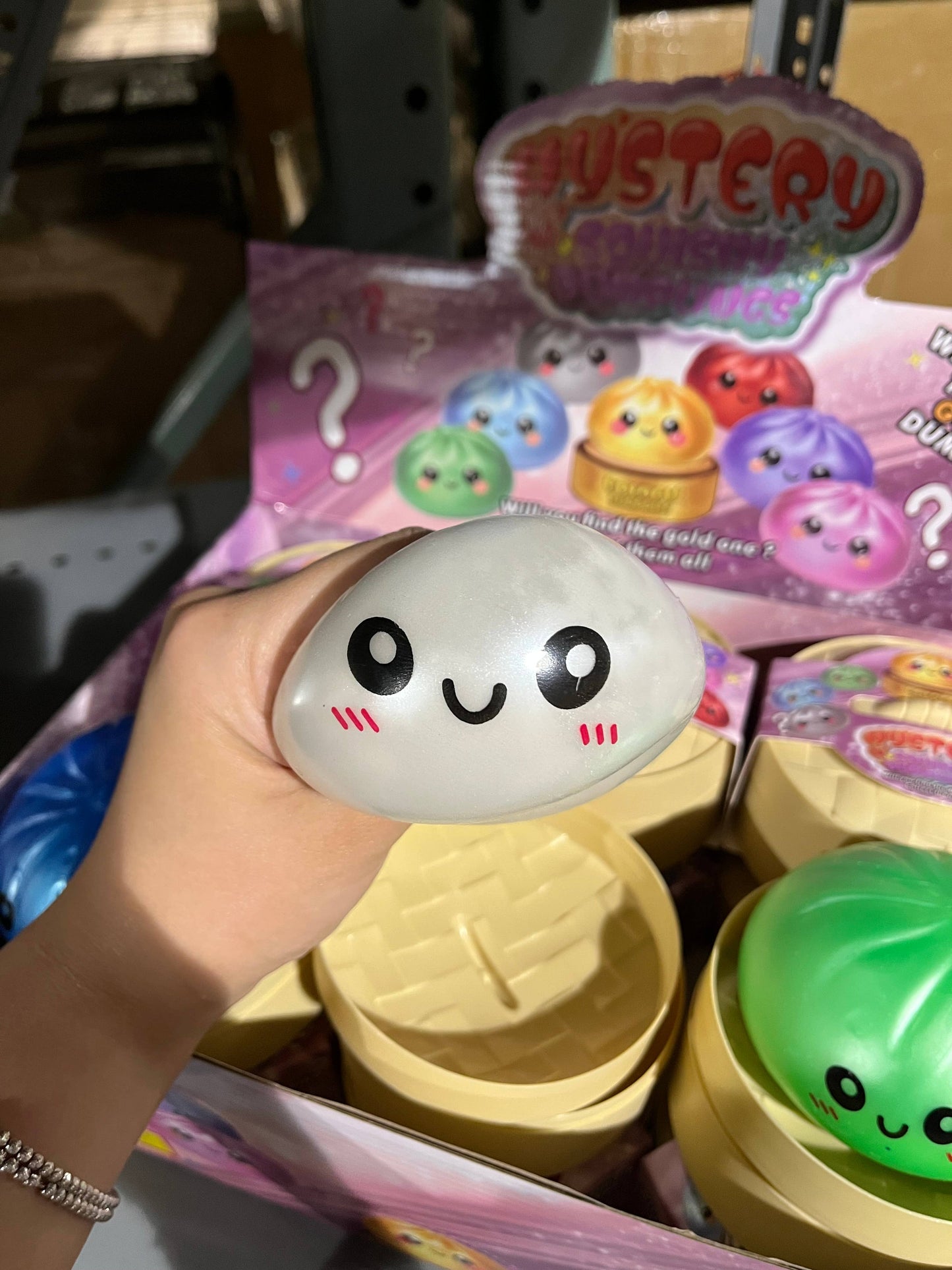 Squishy SOLID Mystery Metallic Dumpling