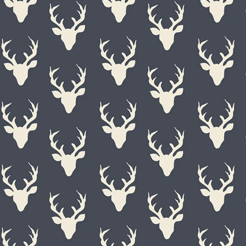 Hello, Bear Tiny Buck Forest Twilight by Bonnie Christine for Art Gallery Fabrics