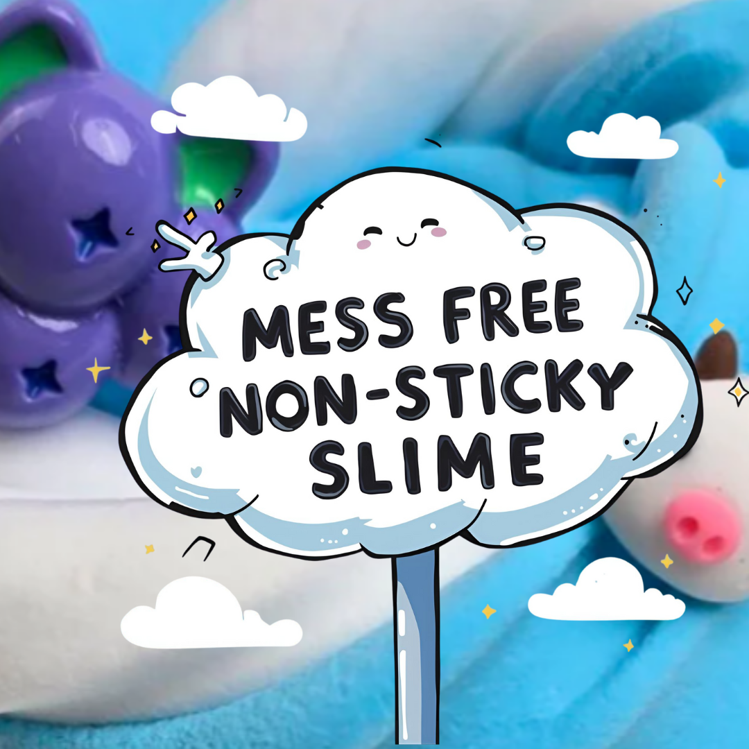 Blueberry Butter Cow Slime – Blueberry Vanilla Scented Butter Slime with Blueberry & Cow Charms – Beginner Friendly: 8 FL OZ