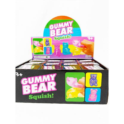 Marbled Gummy Bear Squishy Toy