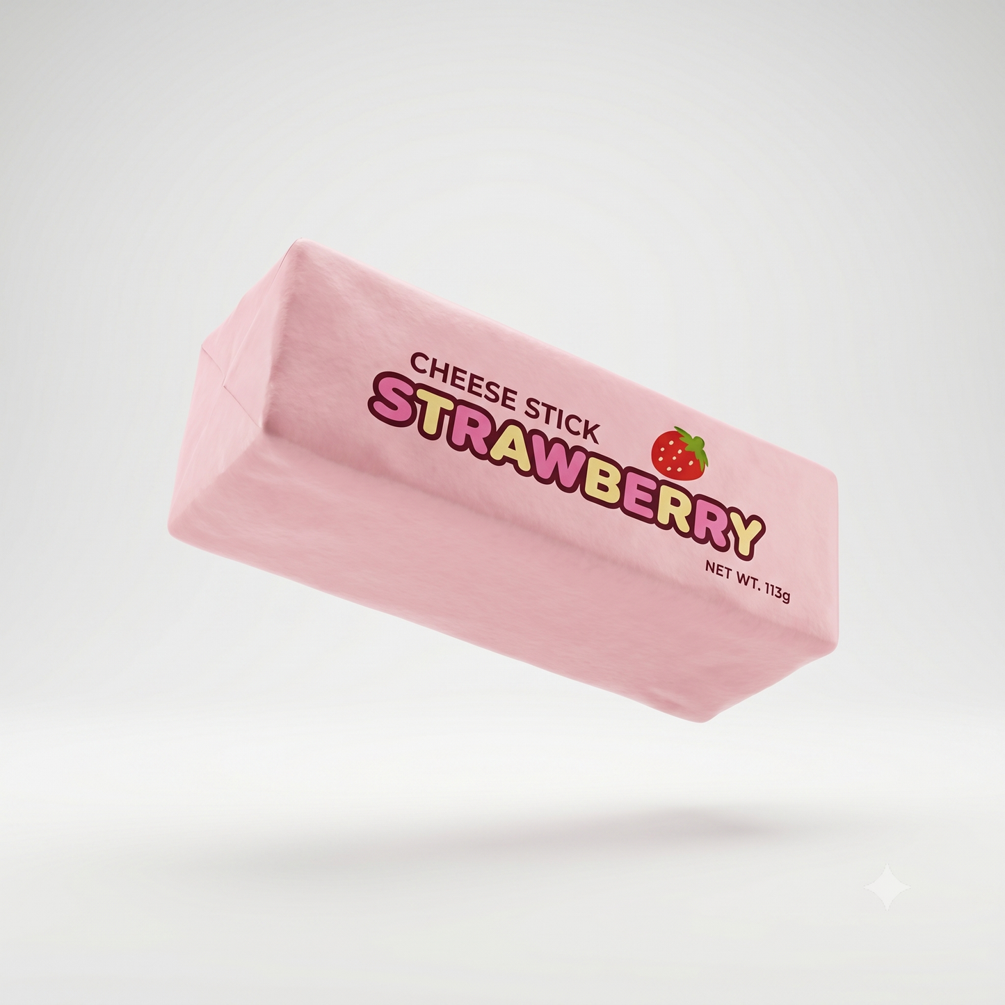 Butter Stick Squishy Fidget Toy for Stress ReliefStrawberry Stick