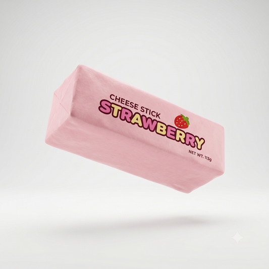 Butter Stick Squishy Fidget Toy for Stress ReliefStrawberry Stick