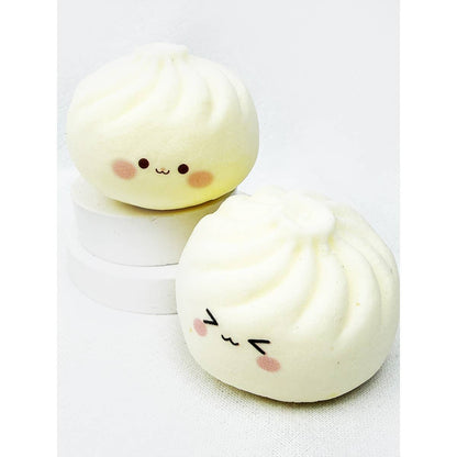 Dumpling  Slow Rising Squishy Toy: WHITE