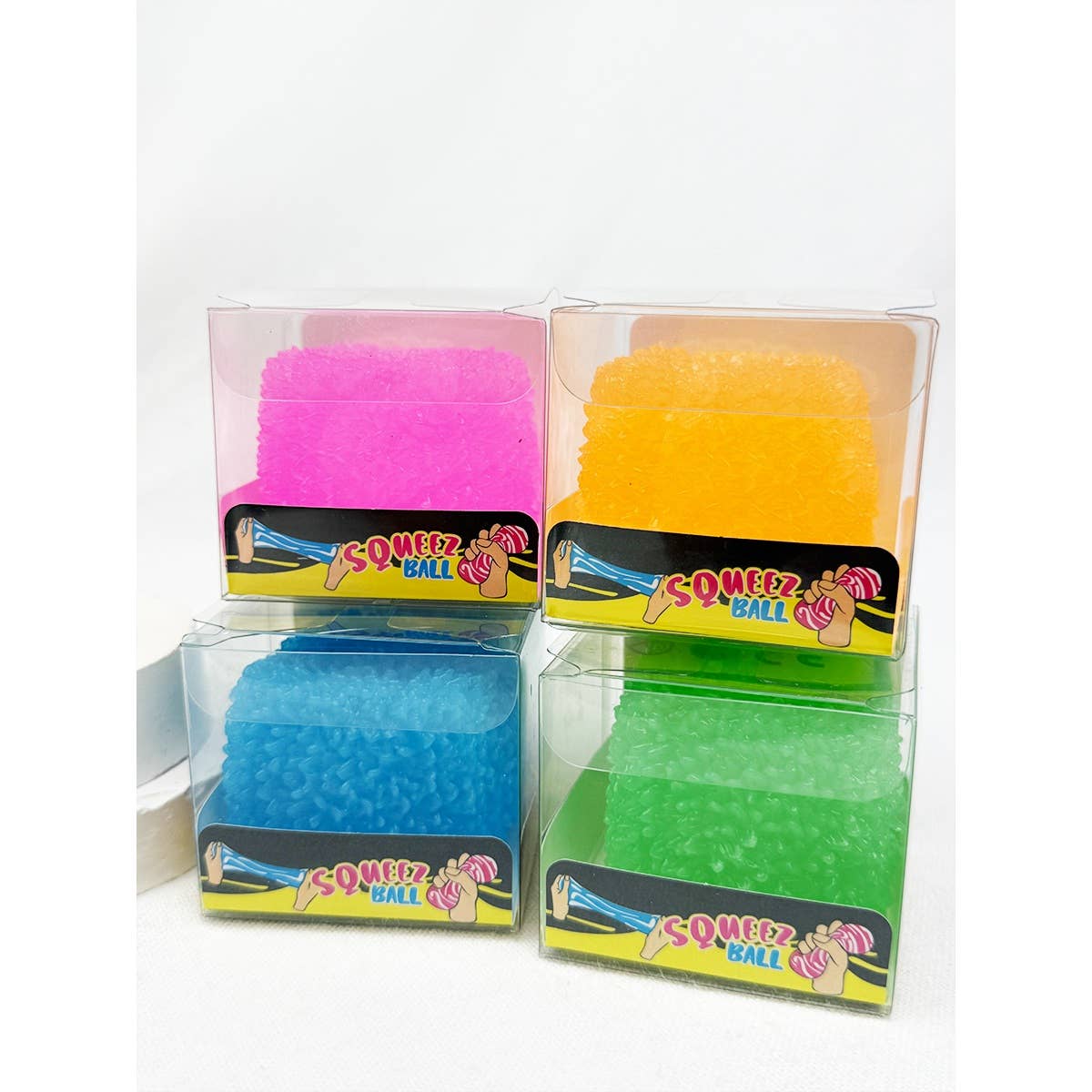 Textured Ice Cube Squishy Toy