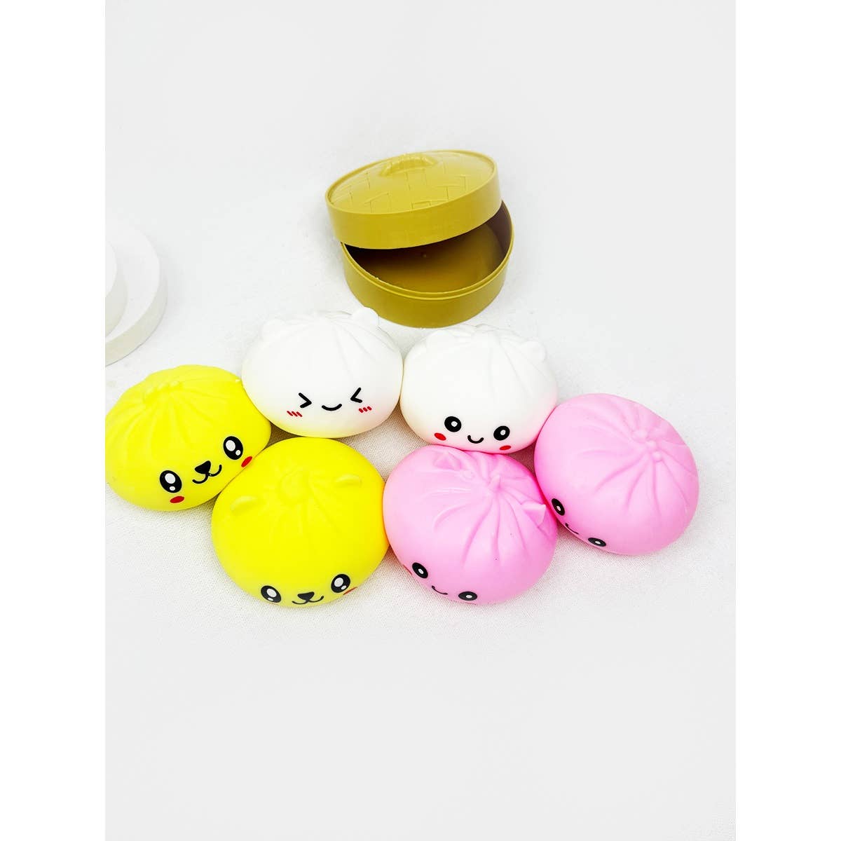 Dumpling Flour Squishy Box with Steamer