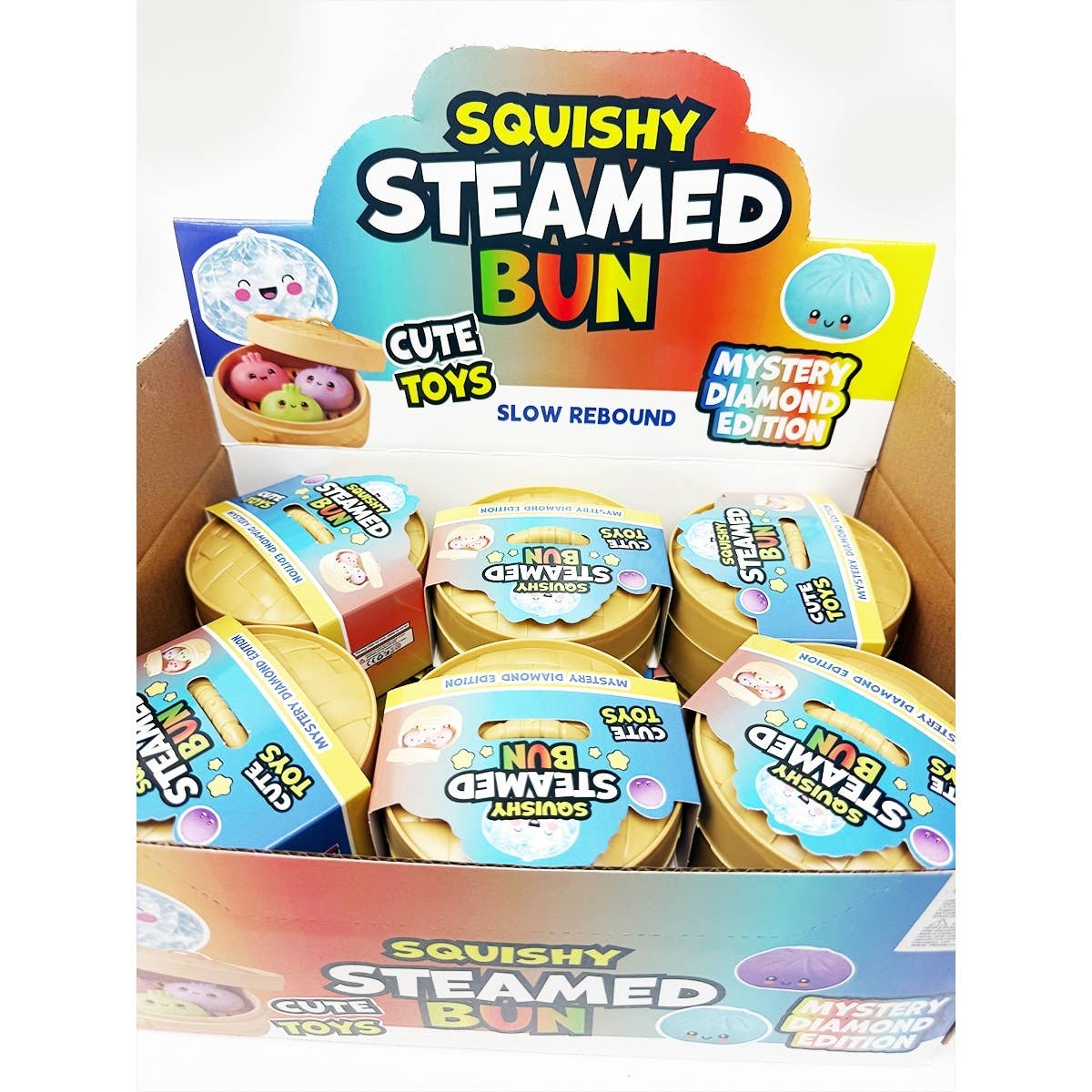 Mystery Mini Trio Dumpling Squishy with Steamer: