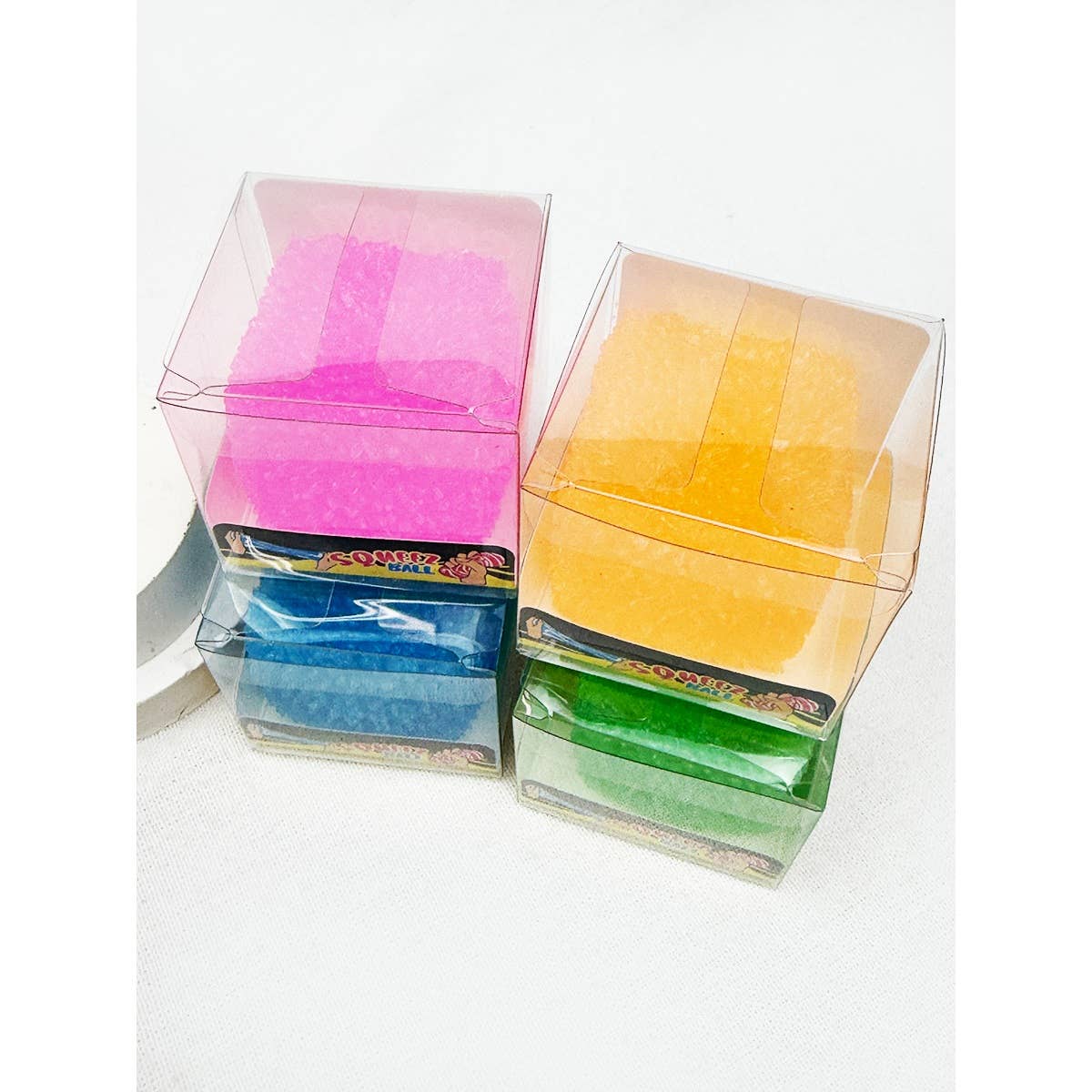 Textured Ice Cube Squishy Toy