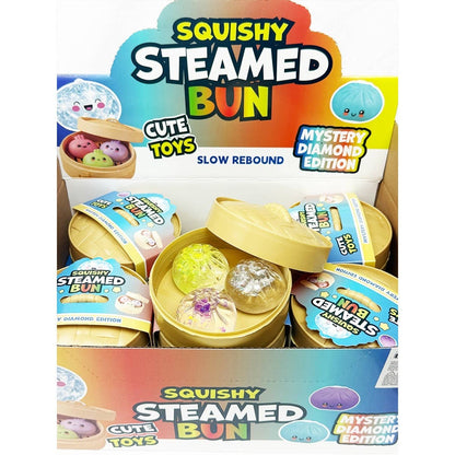 Mystery Mini Trio Dumpling Squishy with Steamer: