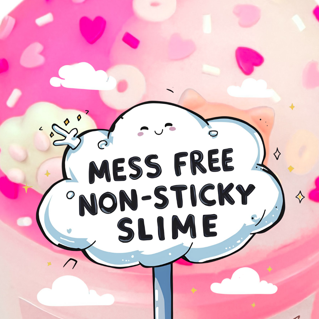 Slime Icee Kitty Fluff  8 Fl OZ Pink and White Made In USA Scented Beginner Friendly: 8 FL OZ