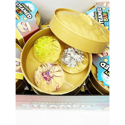 Mystery Mini Trio Dumpling Squishy with Steamer: