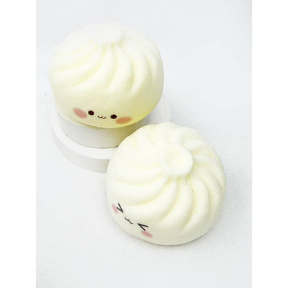 Dumpling  Slow Rising Squishy Toy: WHITE