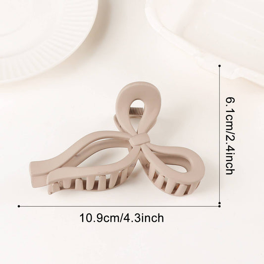 Gentle Style Matte Bow Hair Clip