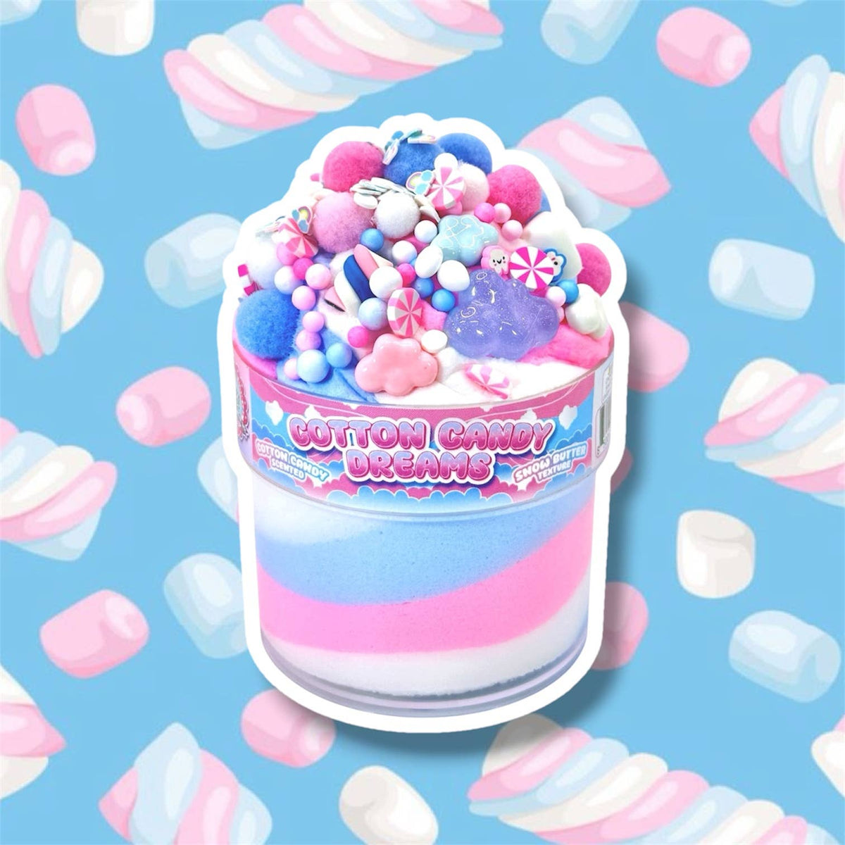 Cotton Candy Dreams Slime