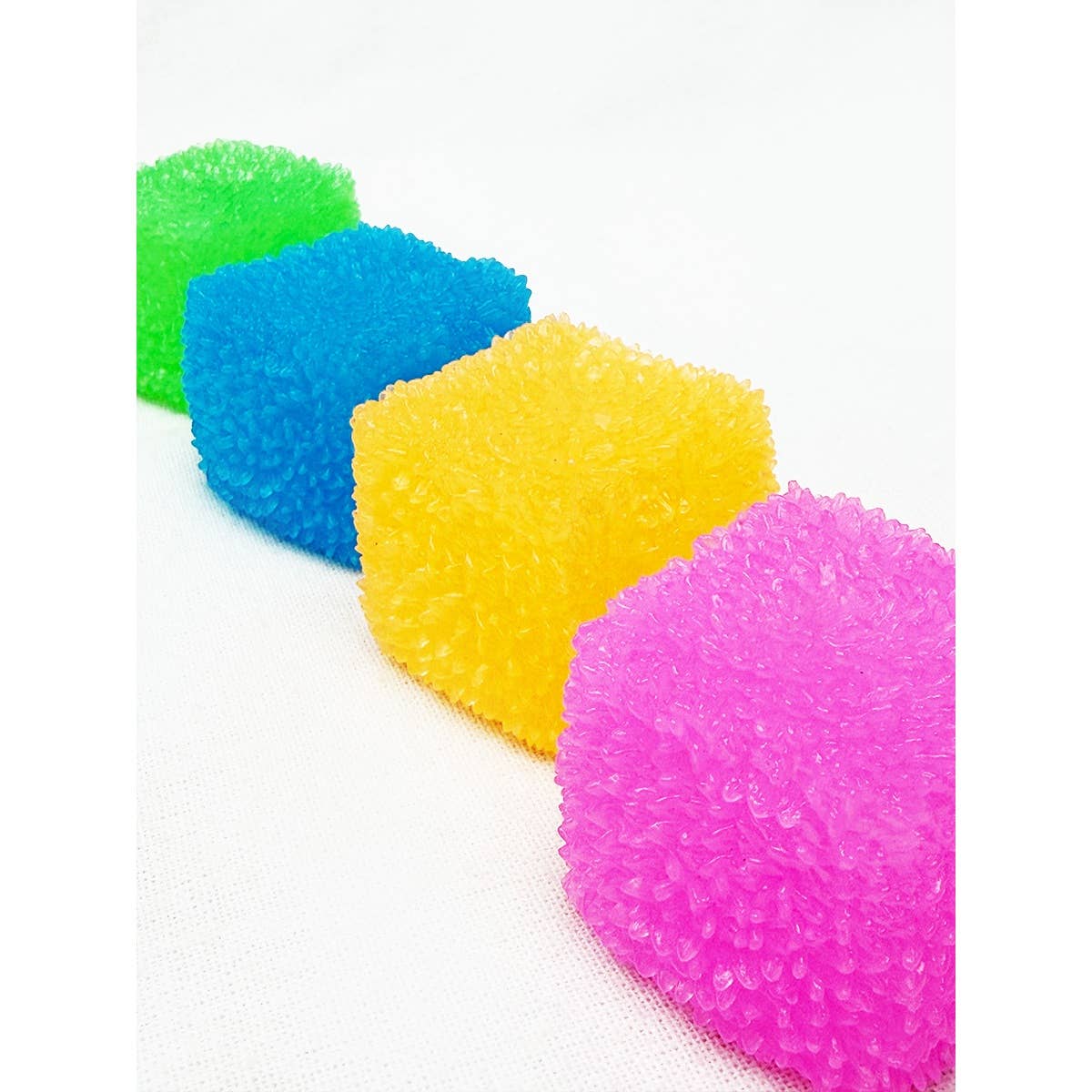 Textured Ice Cube Squishy Toy