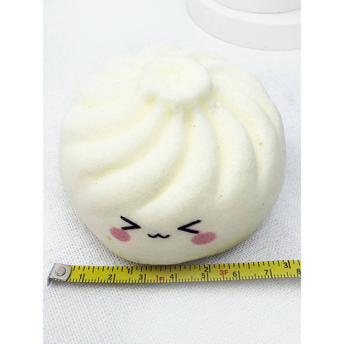 Dumpling  Slow Rising Squishy Toy: WHITE