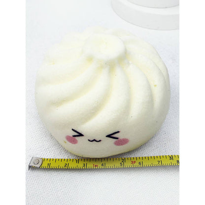 Dumpling  Slow Rising Squishy Toy: WHITE