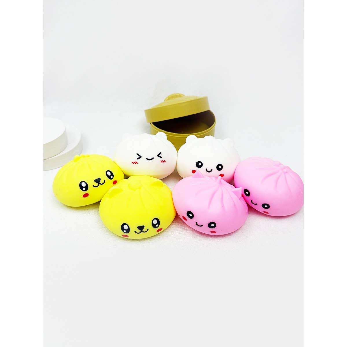 Dumpling Flour Squishy Box with Steamer