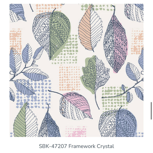 Framework Crystal SBK-47207 by Sharon Holland for Art Gallery Fabrics | Fabric by the 1/2 Yard