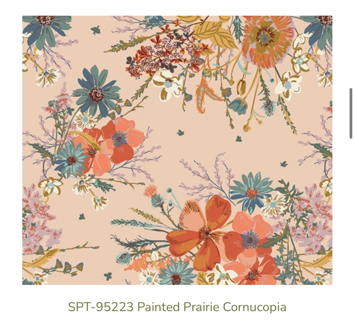 Art Gallery Fabrics – Painted Prairie Cornucopia (SPT-95223) – Wildflower Premium Cotton Fabric