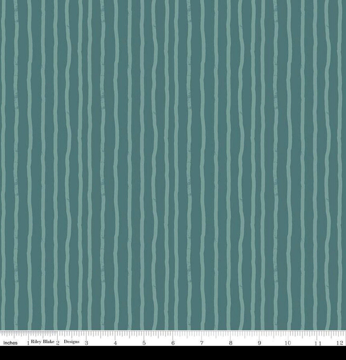 Roar Dino Stripes TEAL (Green Blue) | Half Yard | Citrus and Mint Riley Blake Designs | Mosasaurus Dino T Rex Pre Historic   C12465