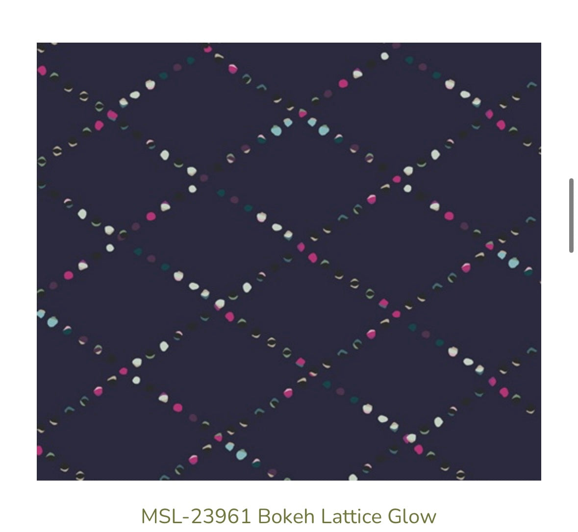 Art Gallery Fabrics – Bokeh Lattice Glow (MSL-23961) – Premium Cotton Blender Fabric