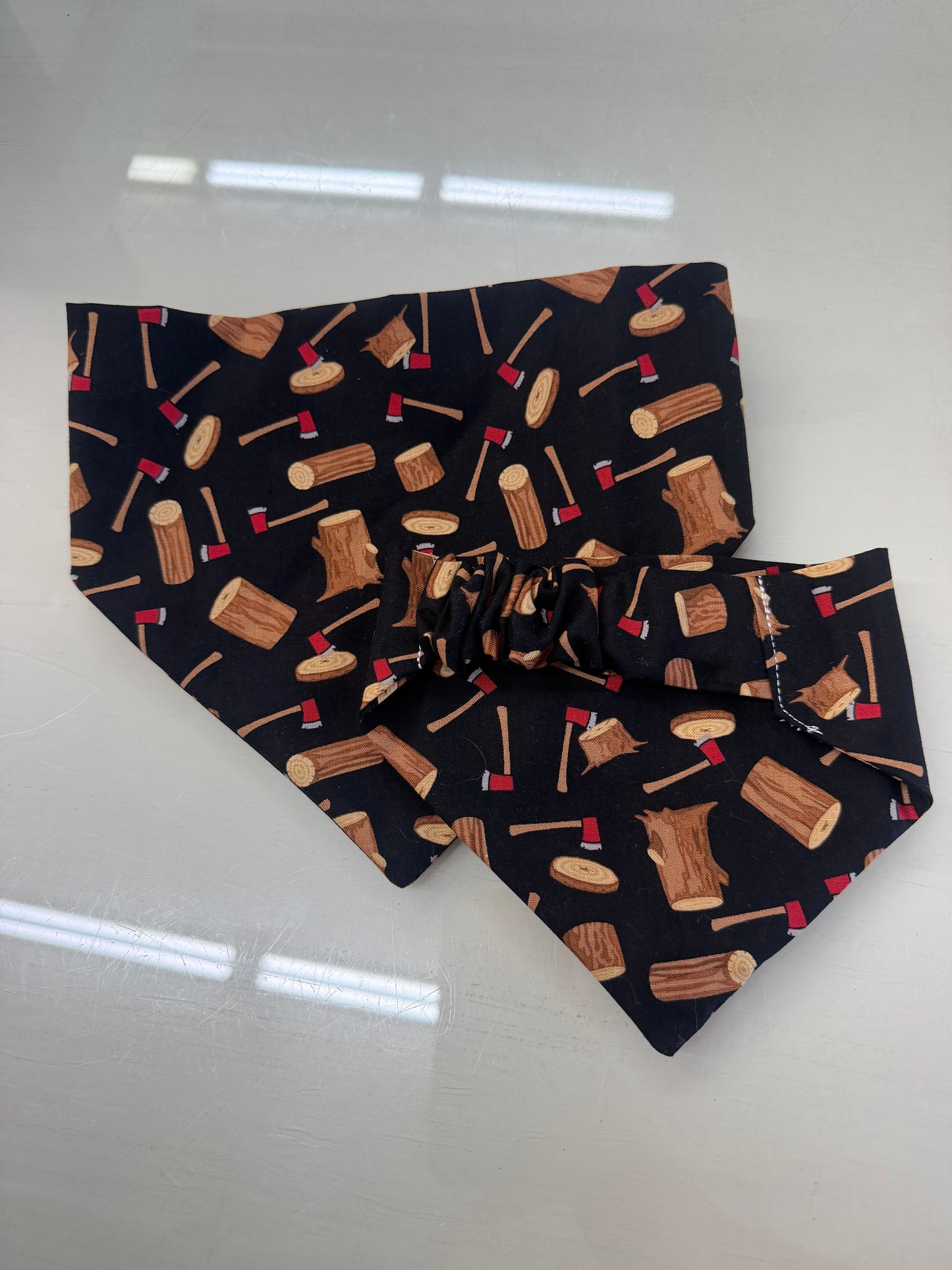 Lumberjack Dog Scrunchie Bandana
