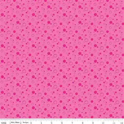 Mer-Mazing Bubbles Hot Pink - Riley Blake Designs - Blender - Quilting Cotton Fabric