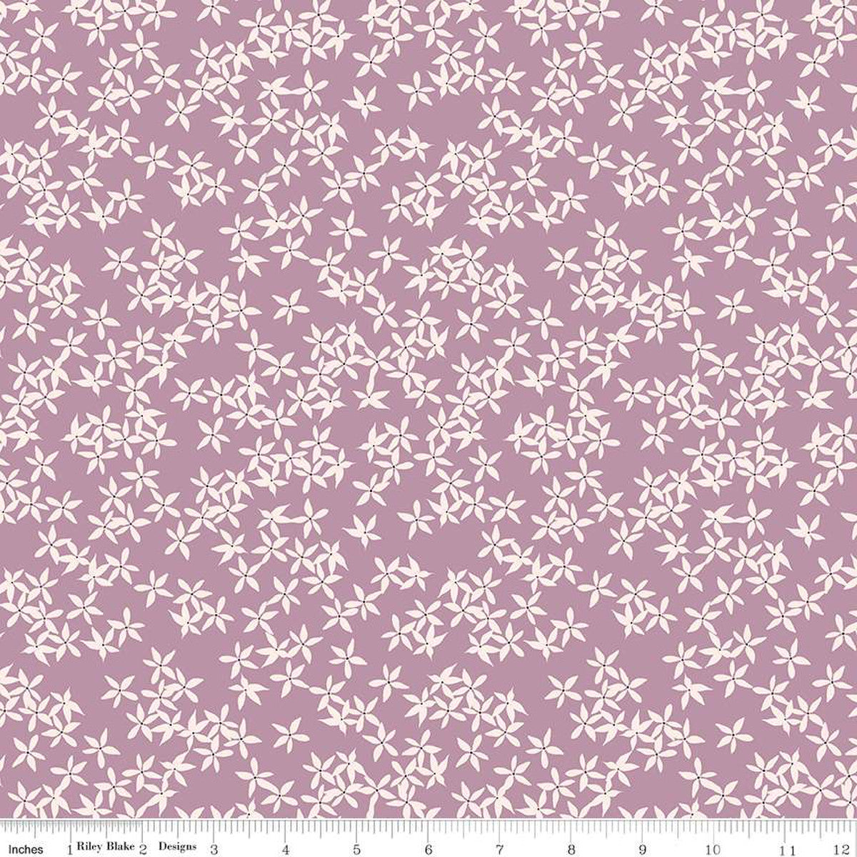Riley Blake Designs Purple Floral Fabric c12476