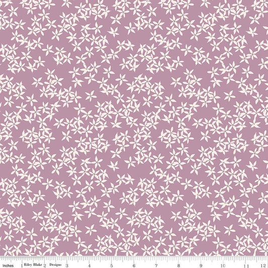 Riley Blake Designs Purple Floral Fabric c12476