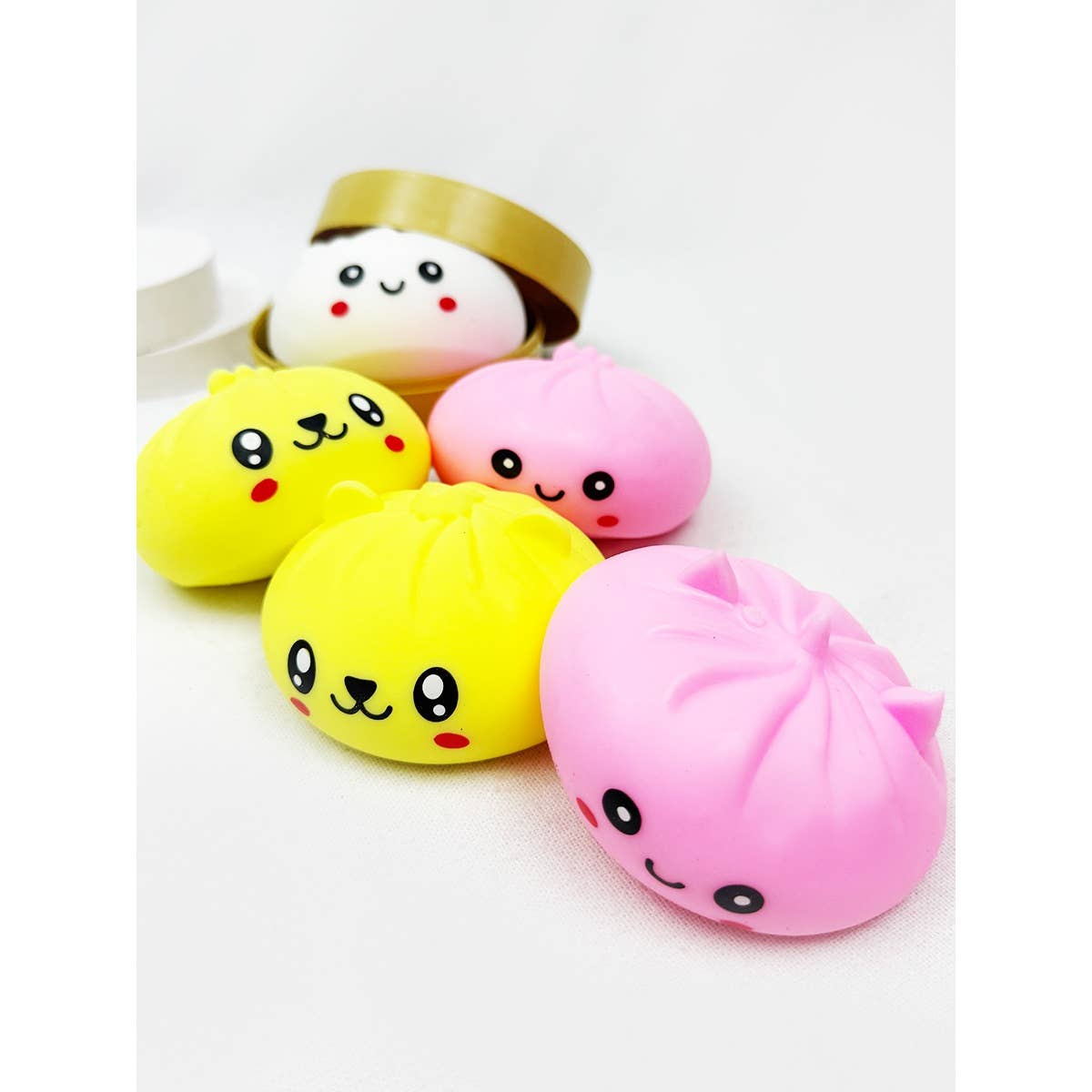 Dumpling Flour Squishy Box with Steamer