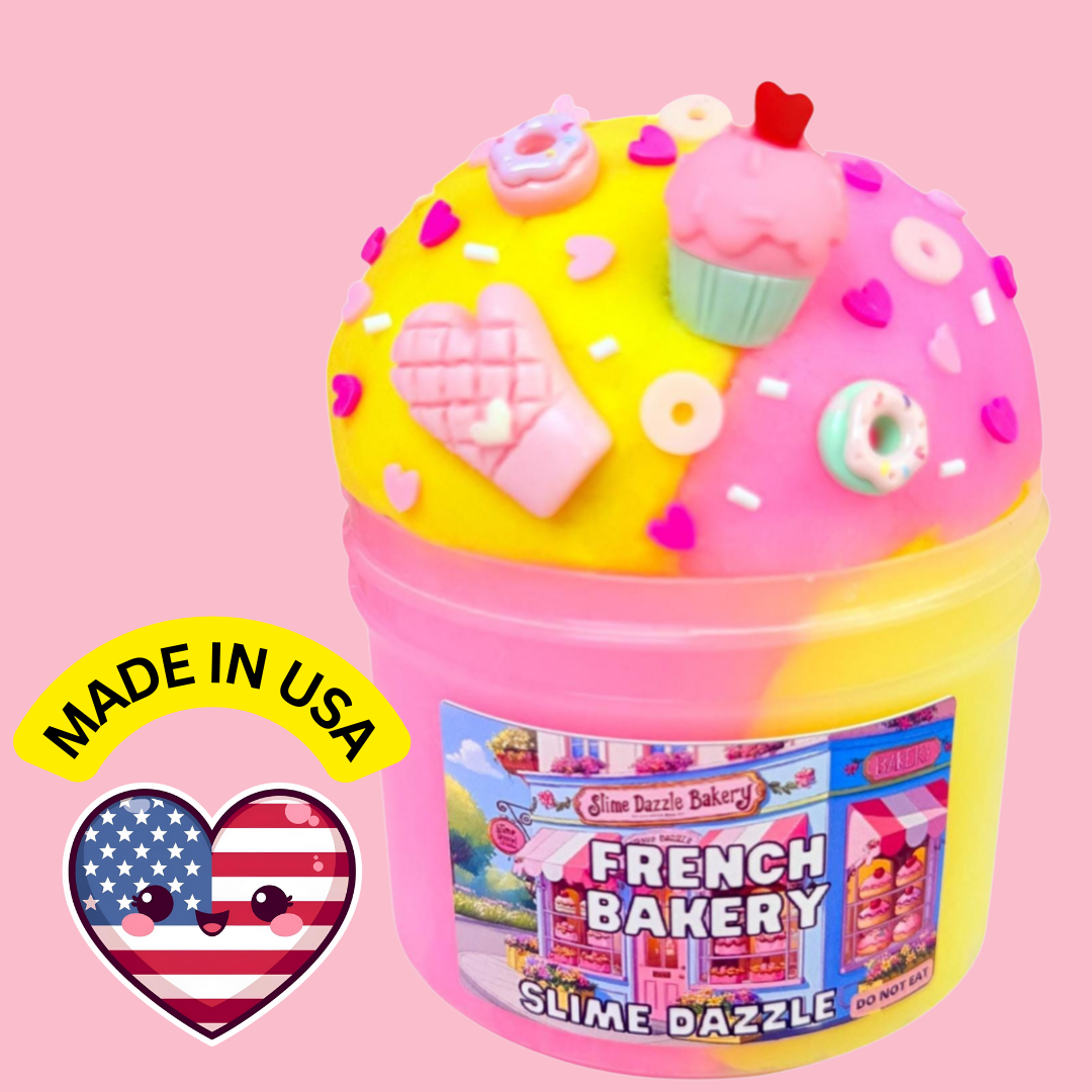 French Bakery Cloud Slime Soft &amp; Fluffy | Sweet Bakery Scent | Non-Sticky | 8 fl oz: 8 FL OZ