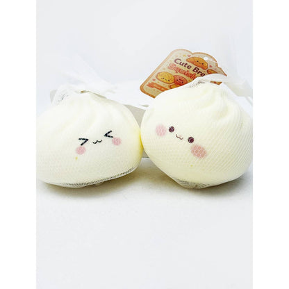Dumpling  Slow Rising Squishy Toy: WHITE