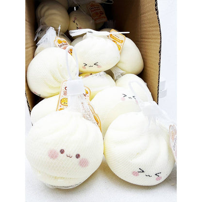 Dumpling  Slow Rising Squishy Toy: WHITE