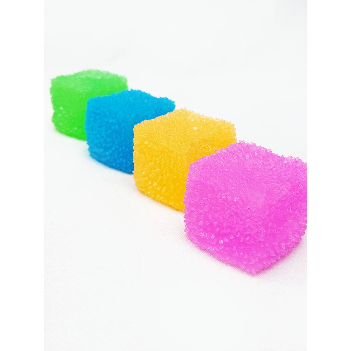 Textured Ice Cube Squishy Toy