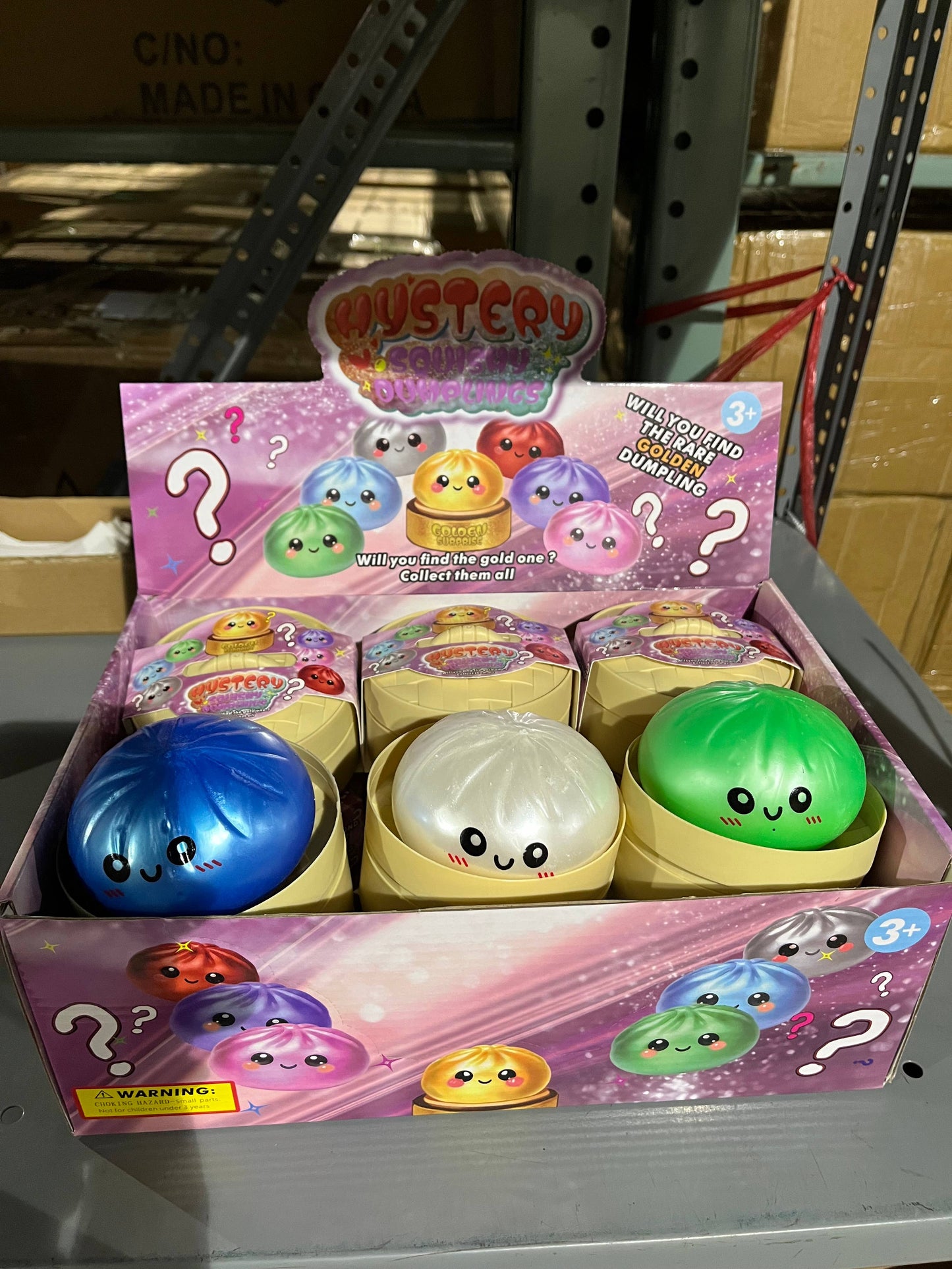 Squishy SOLID Mystery Metallic Dumpling