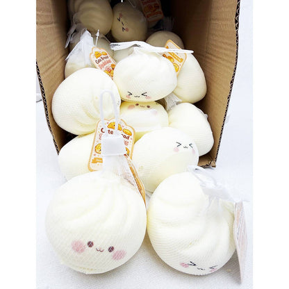 Dumpling  Slow Rising Squishy Toy: WHITE