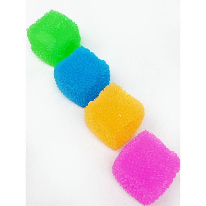 Textured Ice Cube Squishy Toy