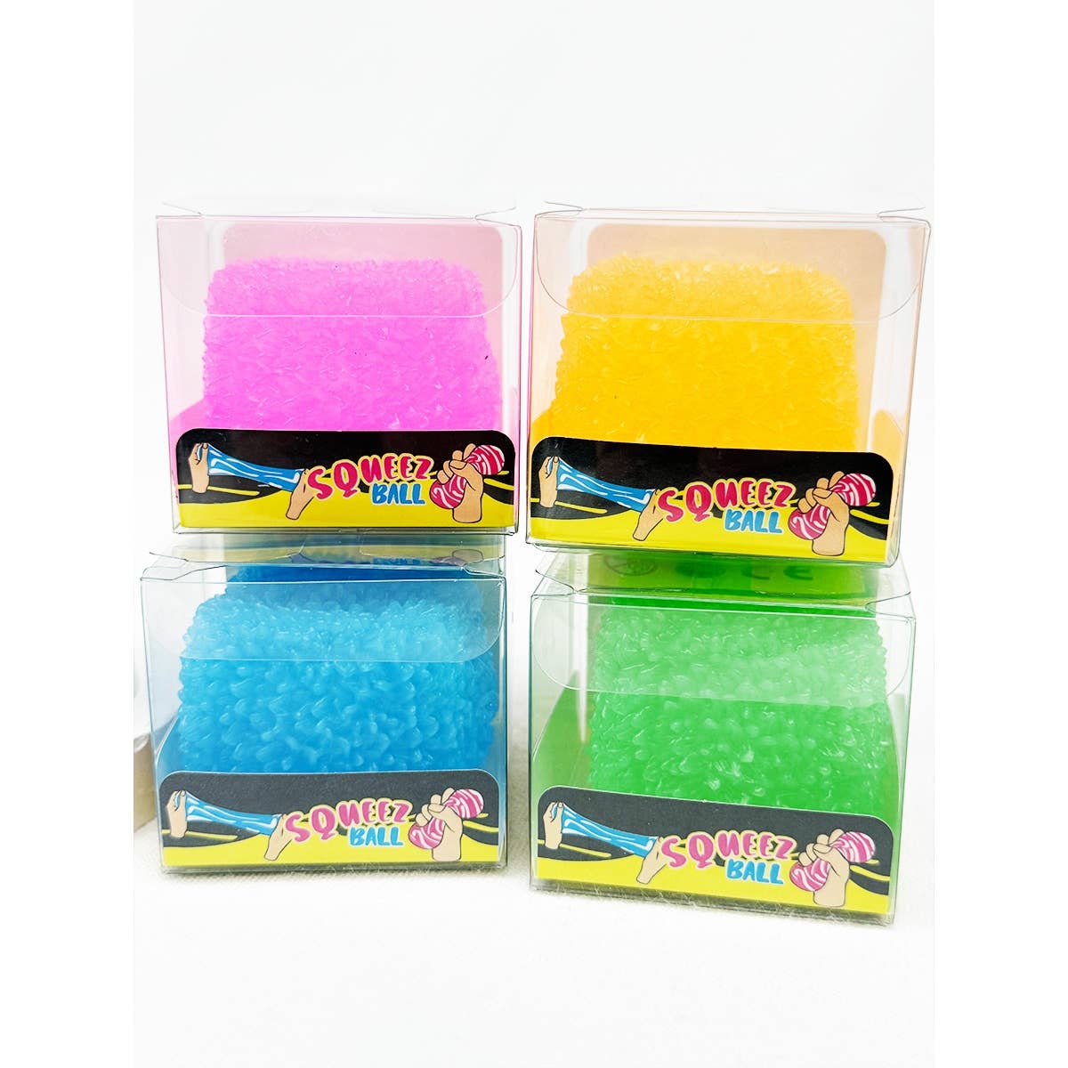 Textured Ice Cube Squishy Toy