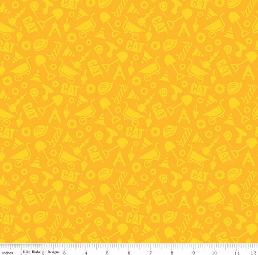 Buildin' Crew Construction Set in Yellow by Riley Blake Designs